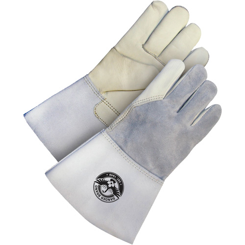 Gants de soudage en cuir fleur utilitaire Gander Brand, Cuir fleur de vache, Taille Grand Superchem Industries