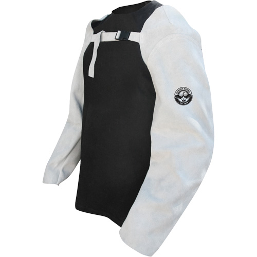 Leather Welding Sleeves, 24" L, Pearl Grey Superchem Industries