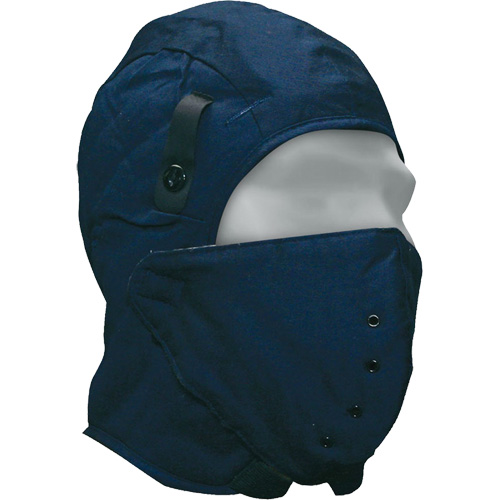 Classic Hardhat Liner with Face Mask, Fleece/Cotton Lining, One Size Superchem Industries