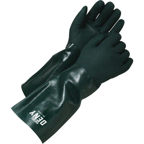 Gants enduits Deny 18", Taille unique, Rev&ecirc;tement PVC Superchem Industries