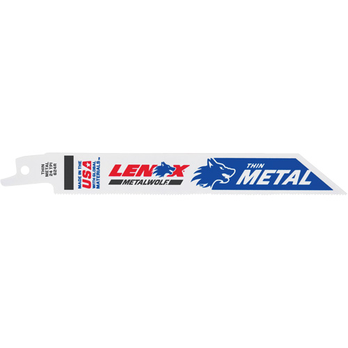 Lame de scie alternative, Bim&eacute;tal, 24 Dents par pouce, 6" lo x 3/4" la Superchem Industries