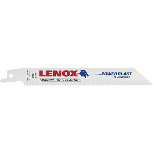 Lames de scie alternative dusage g&eacute;n&eacute;ral, Bim&eacute;tal, 10 Dents par pouce, 8" lo x 3/4" la Superchem Industries