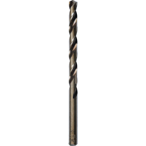 Heavy-Duty Jobber Drill Bit, High Speed Cobalt, 1/4", 4" L, 3" Flute, 135° Point Angle Superchem Industries