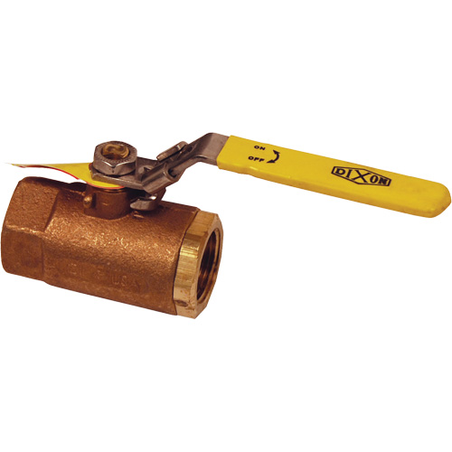 Safety-Vented Ball Valve, Bronze, Manual, FNPT x FNPT Superchem Industries