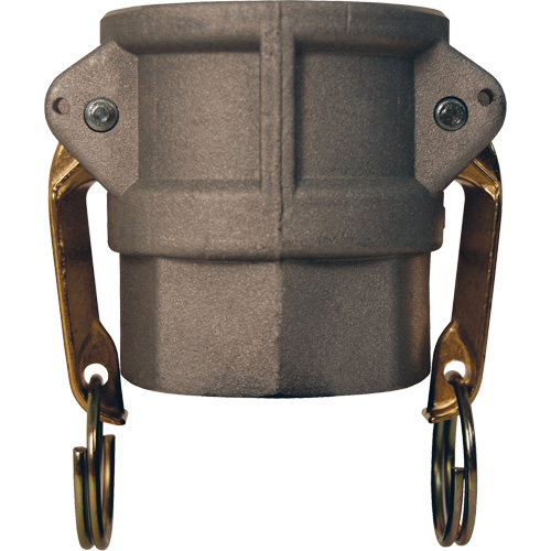 Global Cam & Groove Coupler, Aluminum, Type D, 2", Female NPT, 250 PSI Superchem Industries