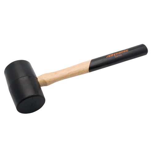 Rubber Mallet, 1.5 lbs., Wood Handle, 13" L Superchem Industries