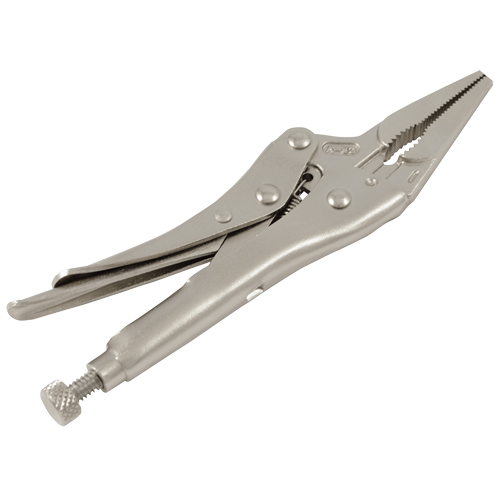 Locking Pliers, 6" Length, Long Nose Superchem Industries