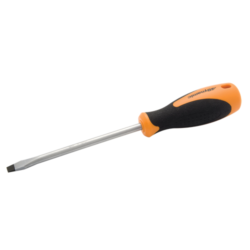 Tournevis pour &eacute;crous &agrave; fente, Tige de 1/4", Ronde, 9-1/3' lo, Prise en Coussin&eacute;e Superchem Industries