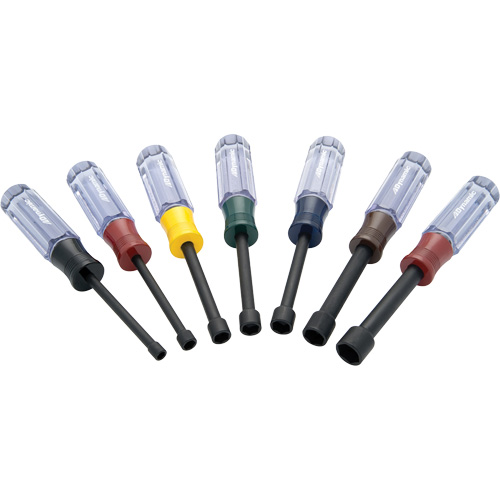 SAE Nut Driver Set with Acetate Handle, 7 Pcs., Non Magnetic, Imperial Superchem Industries