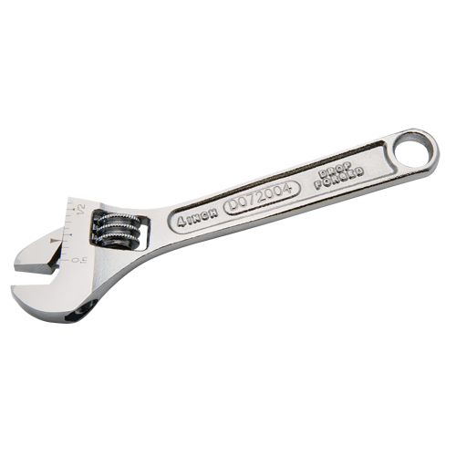 Cl&eacute; ajustable, 4" lo, la max. 1/2", Chrome Superchem Industries