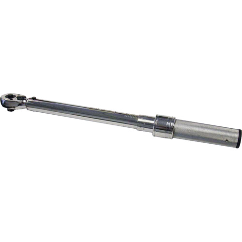 Cl&eacute; dynamom&eacute;trique &agrave; t&ecirc;te fixe micro-ajustable, &agrave; cliquer, Entraînement 3/8" carr&eacute;, 10 - 100 lb-pi Superchem Industries