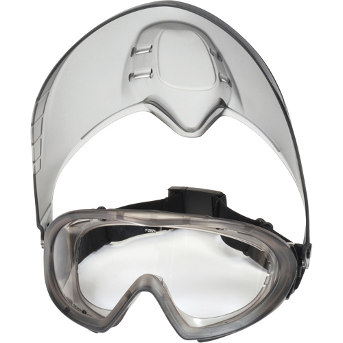 Lunettes de s&eacute;curit&eacute; Capstone Shield avec &eacute;cran facial amovible, Lentille Transparent, Antibu&eacute;e, Ventilation Directe/Ferm&eacute; Superchem Industries