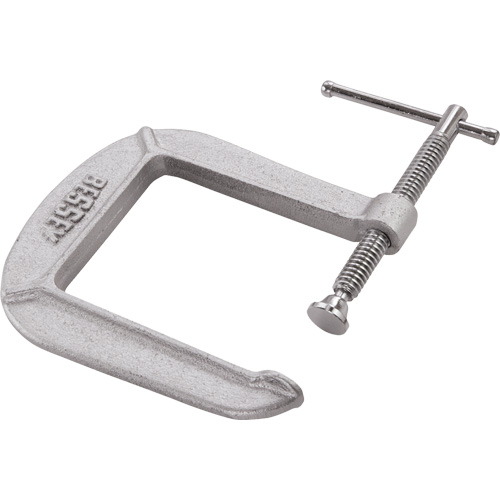 Serre-joint en C de s&eacute;rie l&eacute;g&egrave;re, Capacit&eacute; de 3" (76 mm), Profondeur de gorge de 4-1/2" (114 mm) Superchem Industries