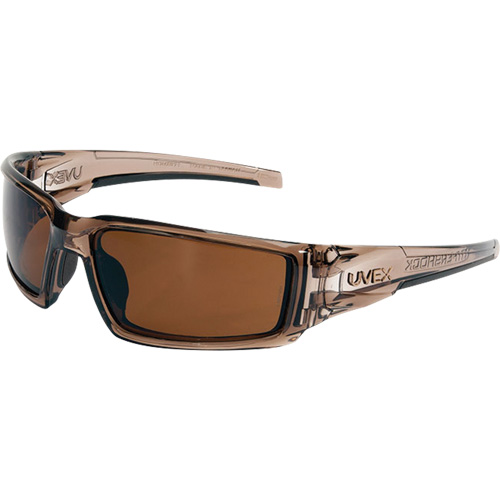 Lunettes de s&eacute;curit&eacute; Uvex Hypershock, Lentille Espresso, Anti-&eacute;gratignures/Polaris&eacute;, ANSI Z87+ Superchem Industries