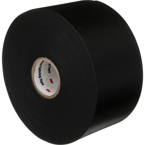 Scotch&reg; Professional Grade Linerless Rubber Splicing Tape, 50.8 mm (2") W x 9 m (30') L, 30 mils, Black Superchem Industries