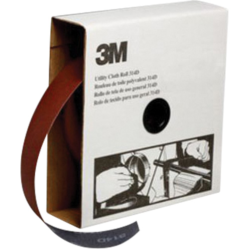 Utility Sanding Roll, Aluminum Oxide, 2" W x 150' L, P400 Grit Superchem Industries