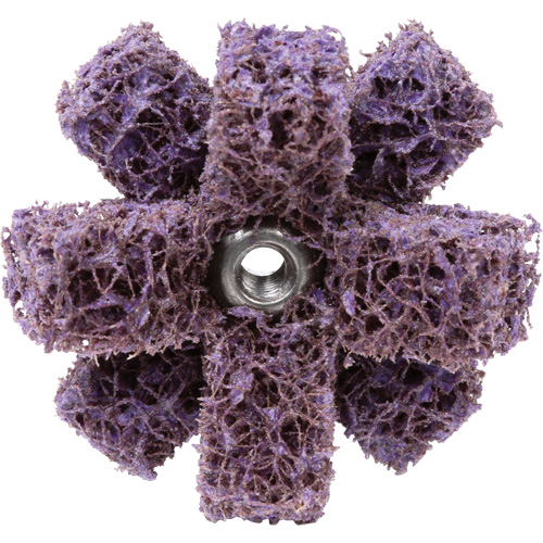 Scotch-Brite Cross Buff, BF-XB, 1-1/2" Dia., Medium Grit, Aluminum Oxide Superchem Industries