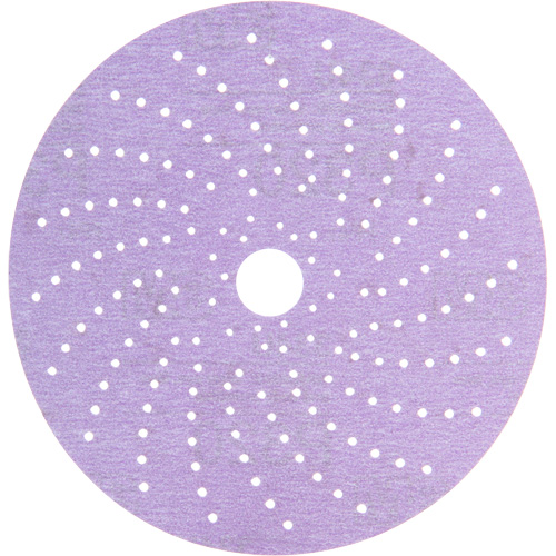 Disque de ponçage net mauve Hookit, 6" dia., Grain 320+, Oxyde d'aluminium Superchem Industries