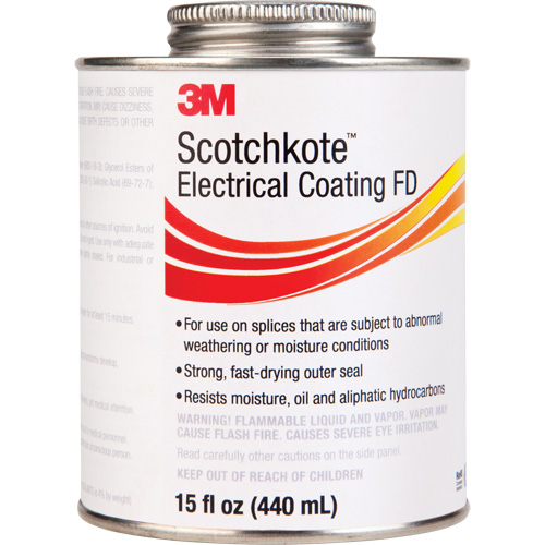 Scotchkote Electrical Coating FD, Clear, 15 oz., Can Superchem Industries
