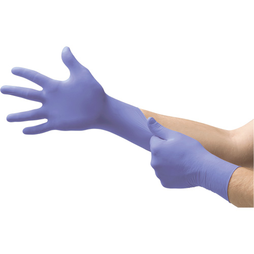 Supreno&reg; SE SU-690 Examination Gloves, Large, Nitrile, 7.1-mil, Powder-Free, Purple, Class 2 Superchem Industries