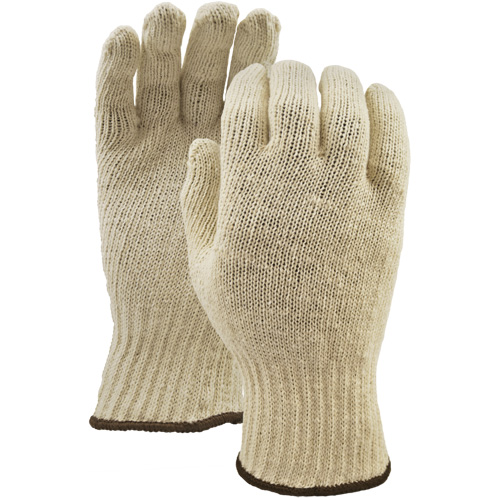 White Knight Gloves, Poly/Cotton, Large Superchem Industries