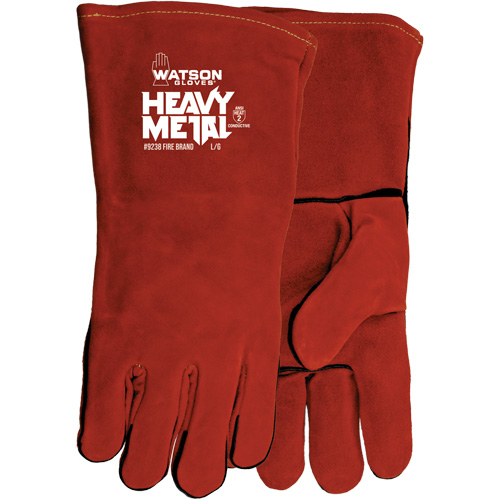 Gants de soudage Fire Brand, Cuir de vache refendu, Taille Taille unique Superchem Industries