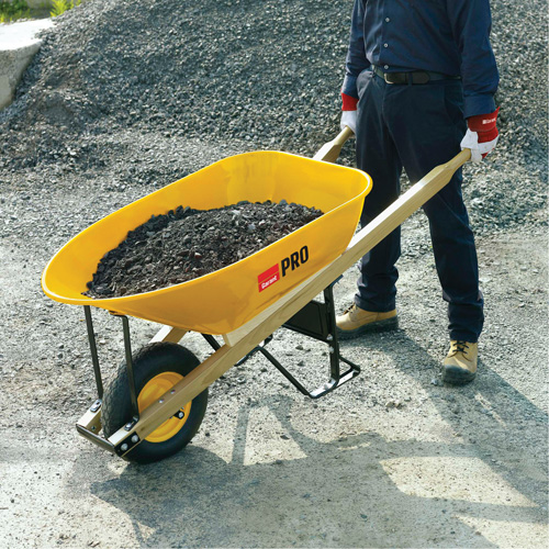 Brouette, 6 pi³, plateau Acier Superchem Industries