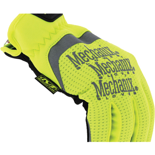 Gants de travail FastFit &agrave; haute visibilit&eacute;, Paume Synth&eacute;tique, Taille Moyen/9 Superchem Industries