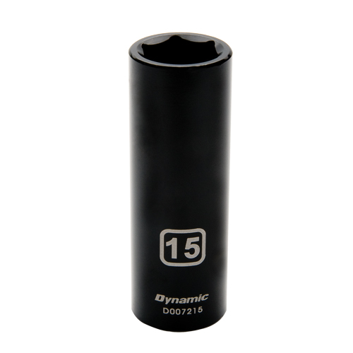 Douille m&eacute;trique, Chocs, 18 mm, Prise 3/8", 6 pans, Profond Superchem Industries