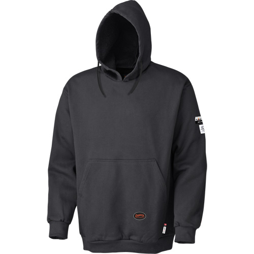 335 Chandail &agrave; capuche ignifug&eacute;, Hommes, Grand, Noir, 22 cal/cm² Superchem Industries