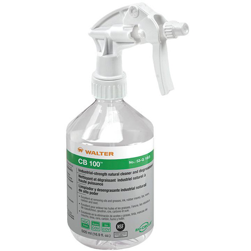 Pulv&eacute;risateur &agrave; main reremplissable vide pour CB 100, Ronde, 500 ml, Plastique Superchem Industries