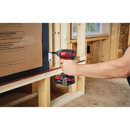 M18 Cordless Hex Impact Driver Kit, 1/4", 1500 in-lbs Max. Torque, 18 V, Lithium-Ion Superchem Industries