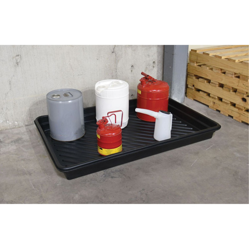 Ultra-Utility Trays&reg;, 24" L x 36" W x 4.75" H, 18 US gal. Spill Capacity Superchem Industries