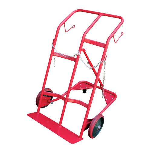 Chariot pour bouteilles, Roues Caoutchouc moul&eacute;, Base de 25-1/2"la x 7"lo, 350 lb Superchem Industries