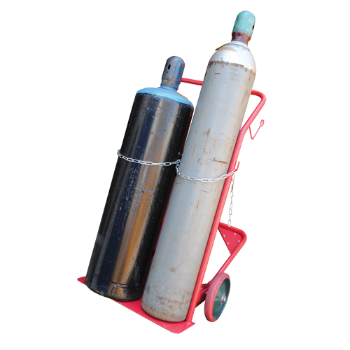 Chariot pour bouteilles, Roues Caoutchouc moul&eacute;, Base de 25-1/2"la x 7"lo, 350 lb Superchem Industries