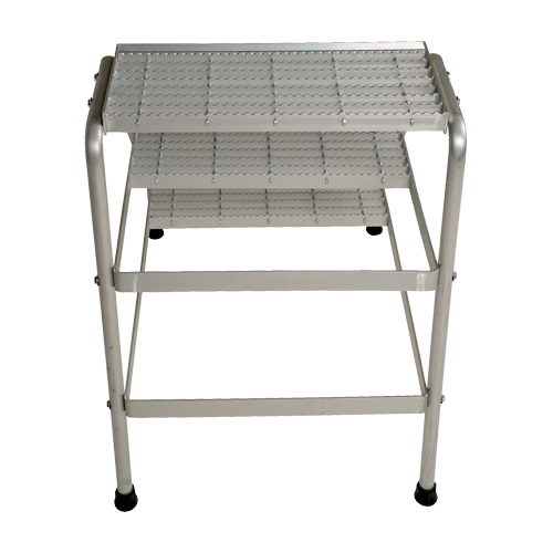 Escabeau en aluminium, 3 marches, 34-9/16" x 22-13/16" x Hauteur 30" Superchem Industries