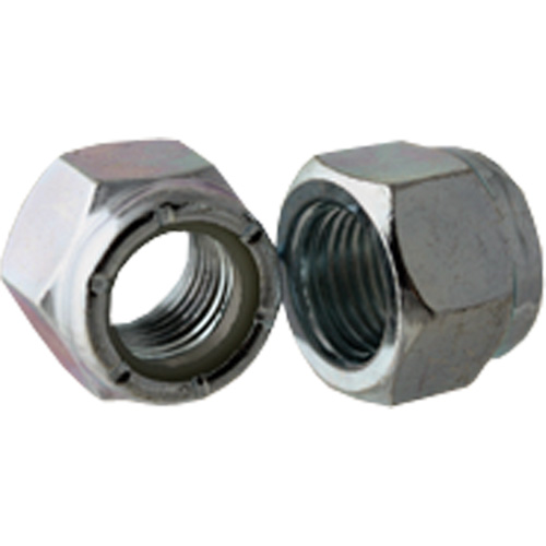 Nylock Nut, 5/16"-18 Dia., Zinc Cr+3, Coarse Superchem Industries