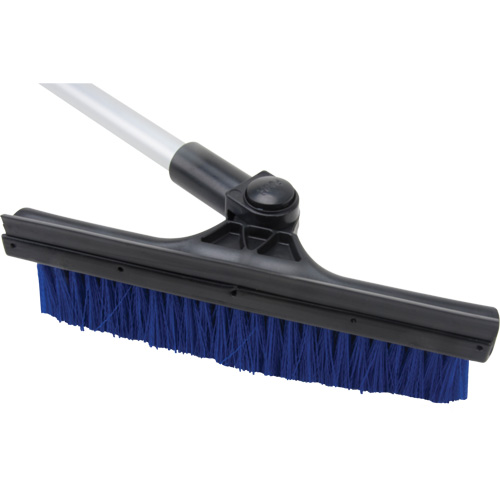 Snow Brush, Telescopic, Polypropylene Blade, 32-1/2" Long, Blue Superchem Industries