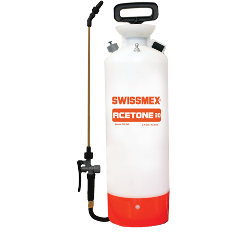 Acetone Handheld Sprayer, 2.4 gal. (1.9L), Polyethylene, 20" Wand Superchem Industries