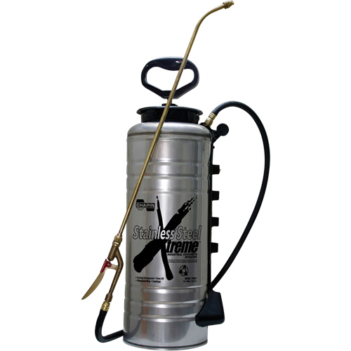 Pulv&eacute;risateur industriel Xtreme, 3,5 gal. (13,25 L), Acier inoxydable, Lance de 24" Superchem Industries