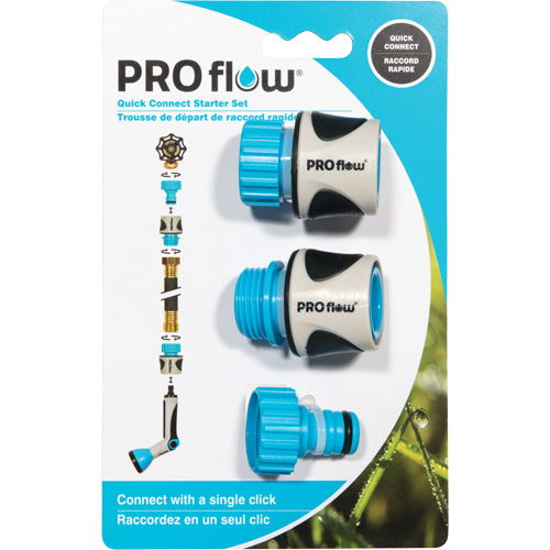 Trousse de d&eacute;marrage de raccords rapides Pro Flow Superchem Industries