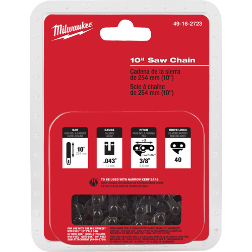 Chaîne de scie M18 Fuel 10" Superchem Industries