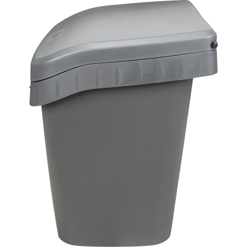 Salt & Sand Storage Bins, With Hasp, 21" x 27" x 26", 4.24 cu. ft., Grey Superchem Industries