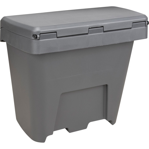 Salt & Sand Storage Bins, With Hasp, 21" x 27" x 26", 4.24 cu. ft., Grey Superchem Industries