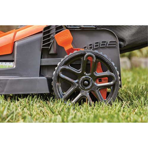 Lawn Mower with Comfort Grip Handle, Push Walk-Behind, Electric, 17" Cutting Width Superchem Industries