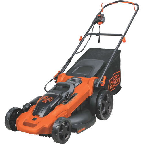 40V Max* Cordless Lawn Mower Kit, Push Walk-Behind, Battery Powered, 20" Cutting Width Superchem Industries