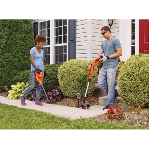 Max* String Trimmer/Edger & Hard Surface Sweeper Combo Kit, 10", Battery Powered, 20 V Superchem Industries