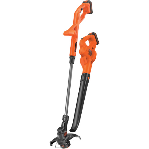 Max* String Trimmer/Edger & Hard Surface Sweeper Combo Kit, 10", Battery Powered, 20 V Superchem Industries