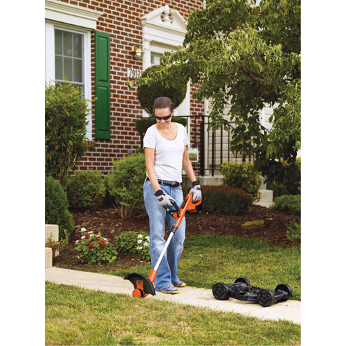 Ensemble de tondeuse compacte sans fil 3 en 1 20 V Max*, Pouss&eacute;e, &agrave; pile, Largeur de coupe 12" Superchem Industries