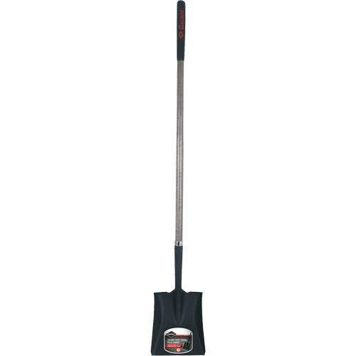 Square Point Shovel, Wood, Ergonomic Straight Handle, 62" Long Superchem Industries